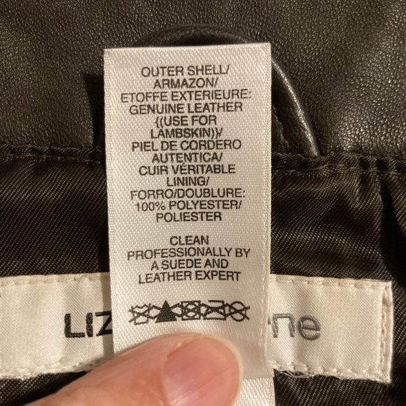 Liz Claiborne Leather Vest - Picture 6 of 8
